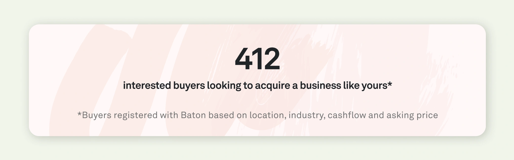 Valuation Report: Interested Buyers